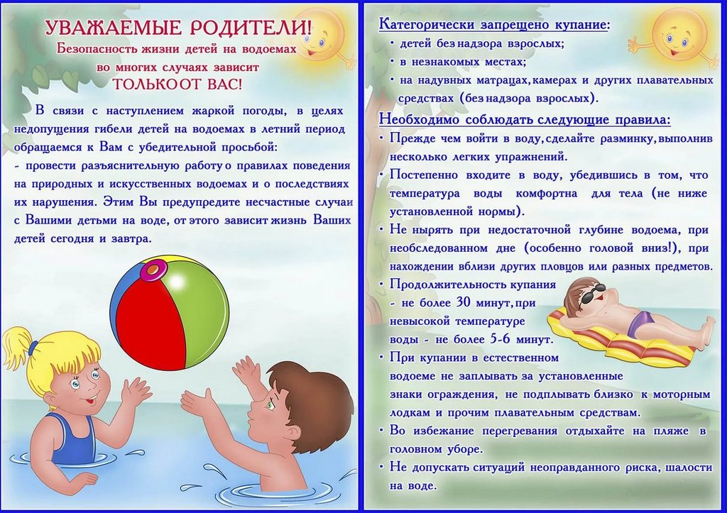 памятка на воде